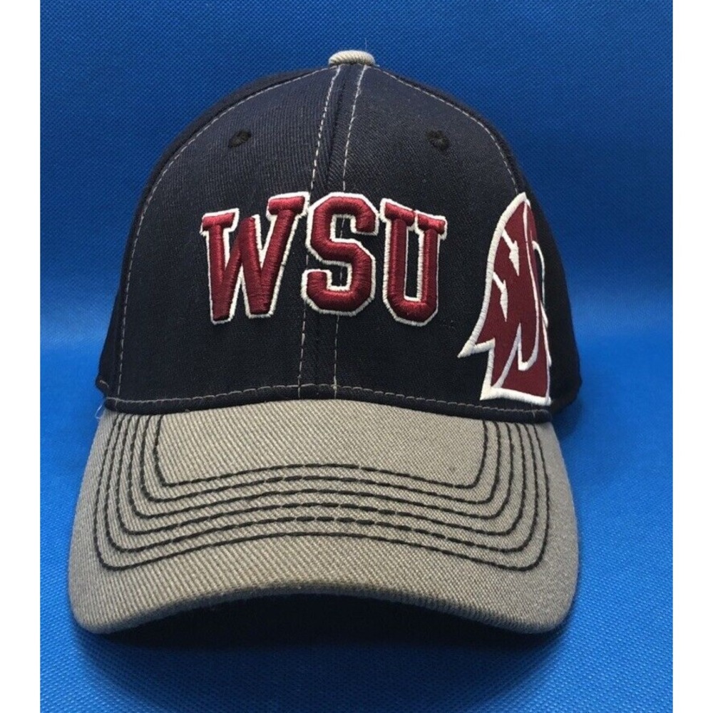 WSU Cougars Logo Hat Cap,One Size Fits,Washington State University,Top World